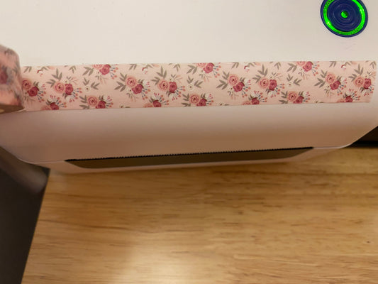 Big Roll of Dainty Pink Roses Washi Tape, Cute Roses Washi Tape roll, Adhesive Masking Tapes, Roses Washi Tape
