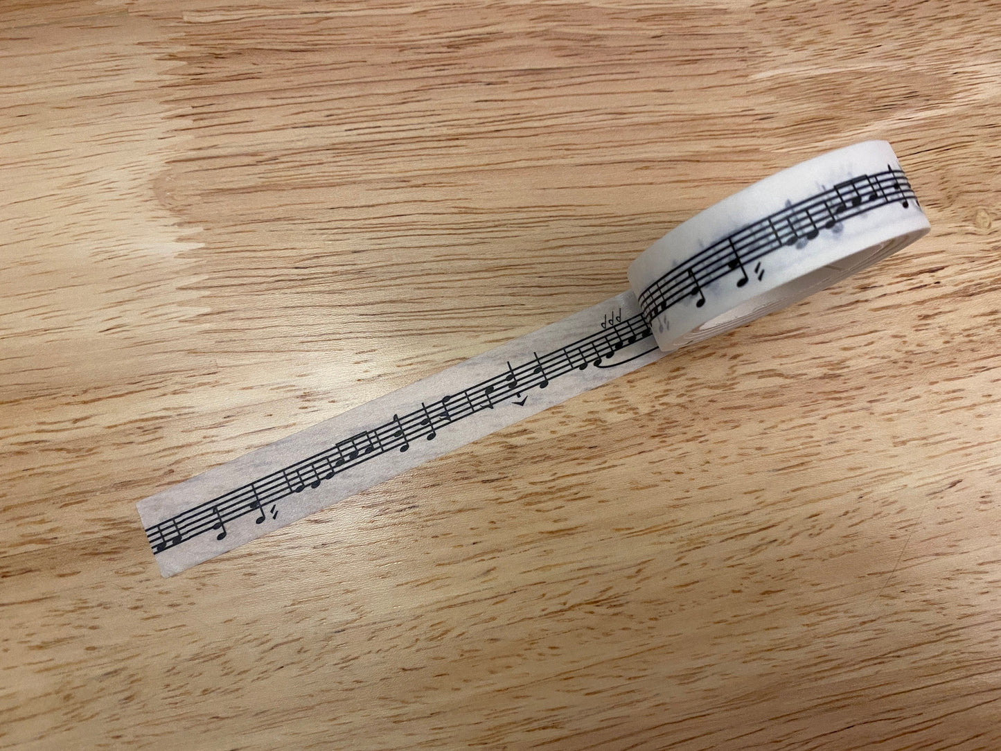 Big Roll of Musical Notes on Sheet Washi Tape, Music Notes Washi Tape roll, Music Washi tape, Adhesive Masking Tapes | Music paper