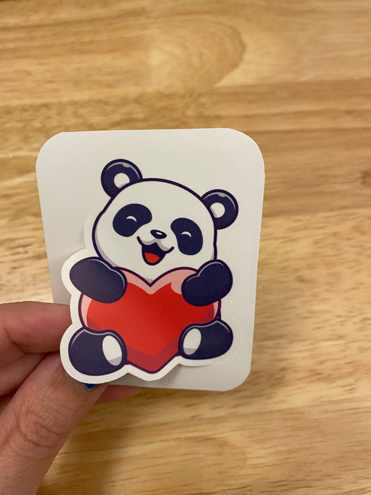 Panda Love Sticker