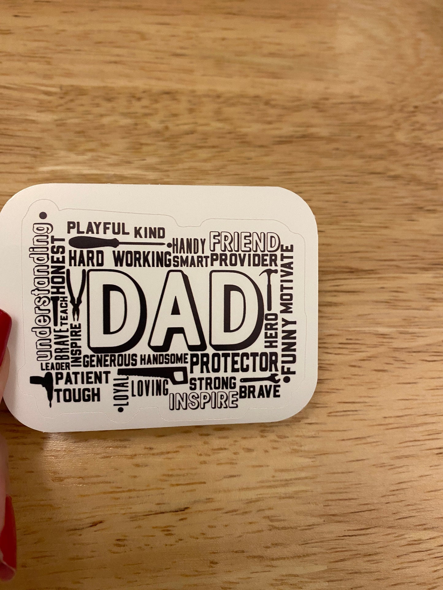 Inspirational Dad Sticker