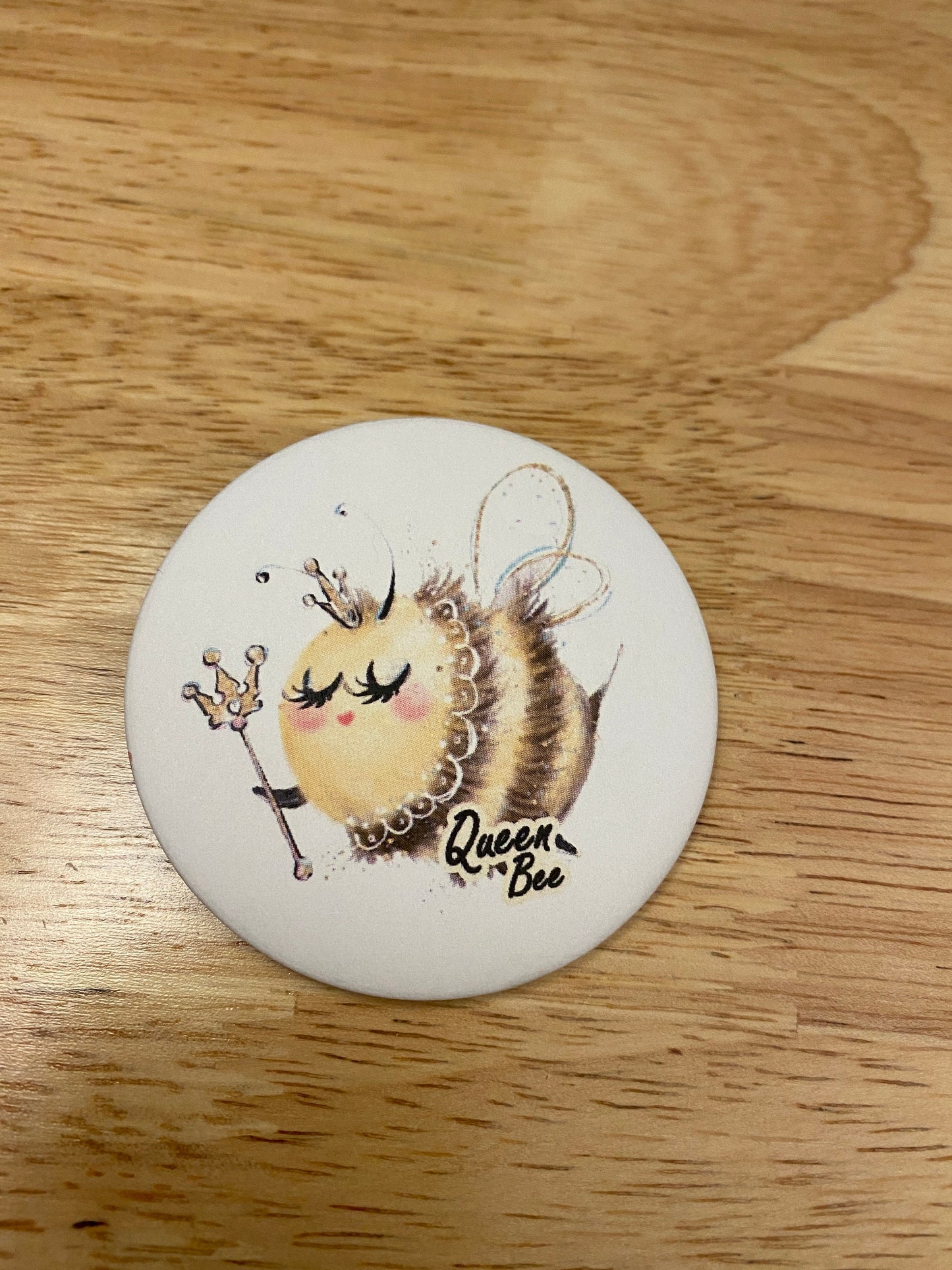 Queen Bee 2.25" Button Pins or 1.25" Button options