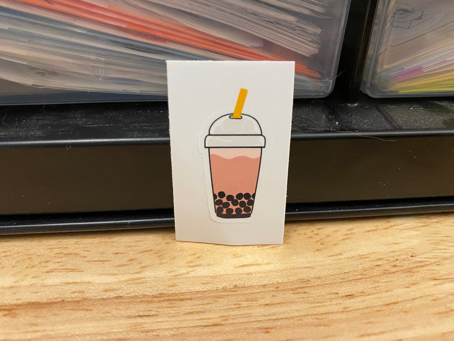 Strawberry Boba Sticker