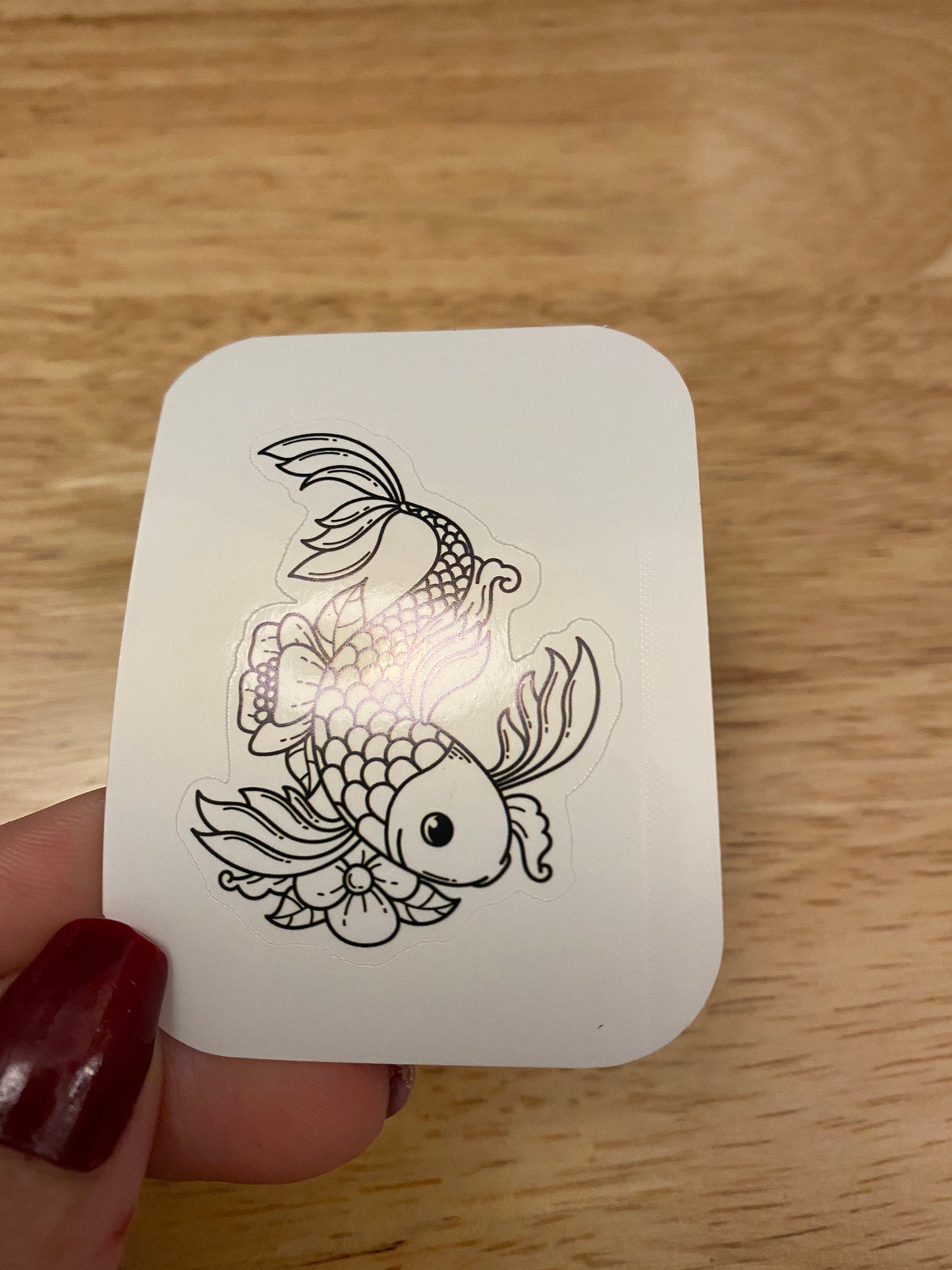 Fancy fish Sticker