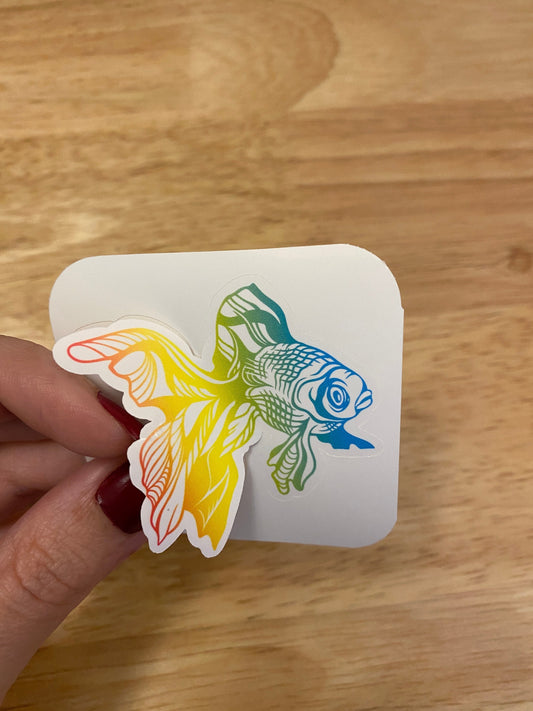 Rainbow fish Sticker