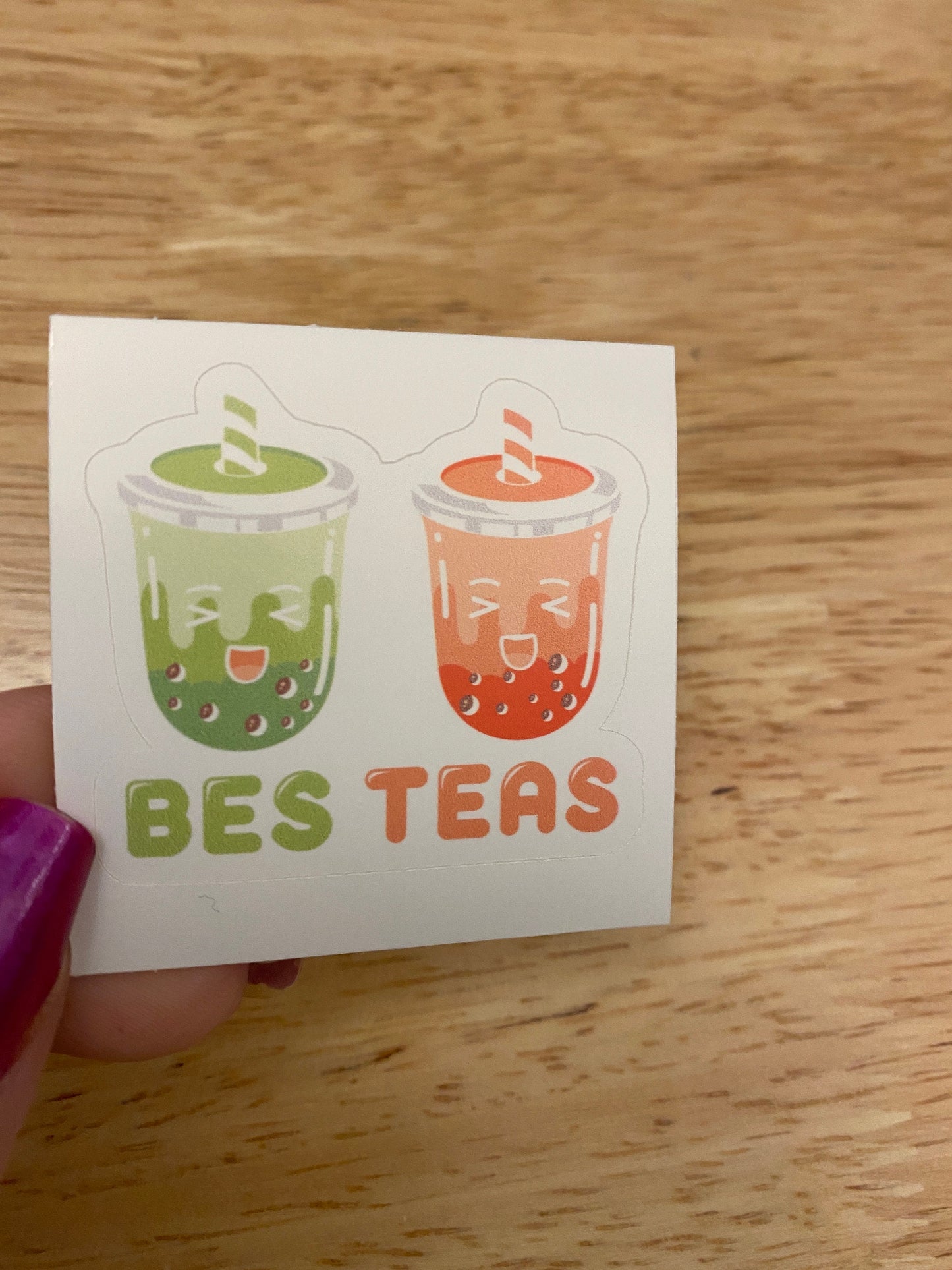 Bes Teas Boba Tea Sticker