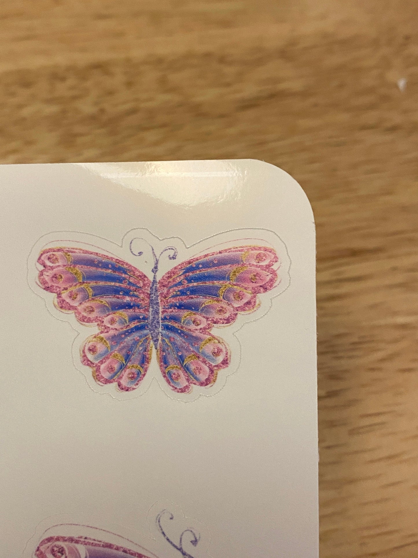 BOPP Butterfly STICKERS, Matte Planner Sticker or Glossy Planner Sticker, Cute Butterflies Stickers