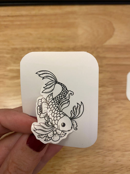 Fancy fish Sticker