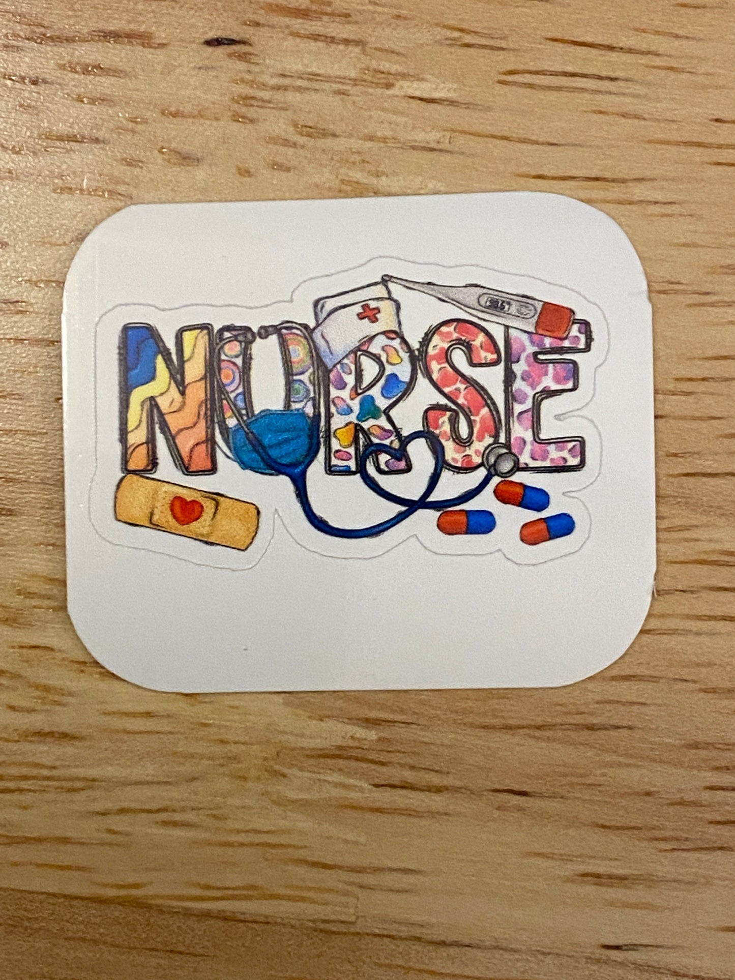 Nurse Sticker, Medical STICKER, Cute Medical Design Sticker, Nurse Laptop sticker, Love my Nurse Sticker