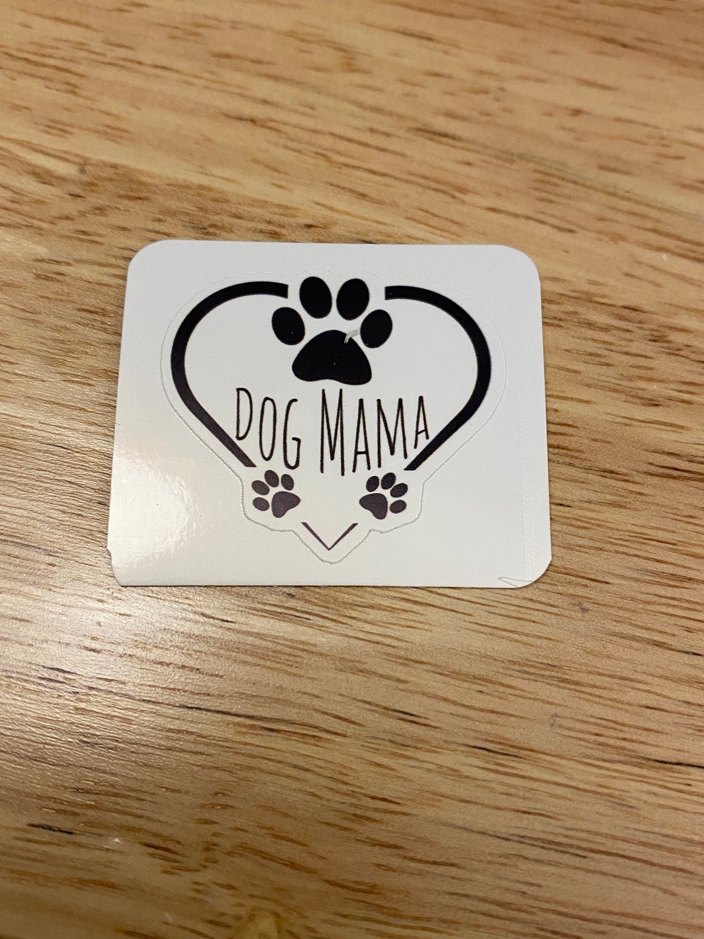 Heart Dog Mama Sticker