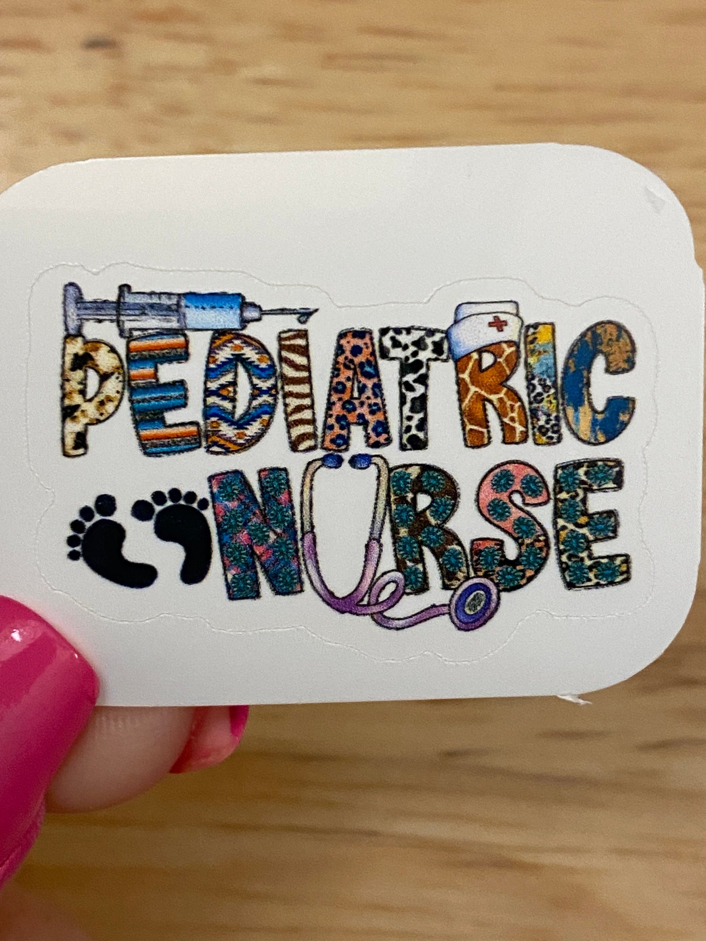 Pediatric Nurse Sticker, Peds Sticker, Medical STICKER, Cute Medical Design Sticker, Pediatric Sticker, Nurse Sticker
