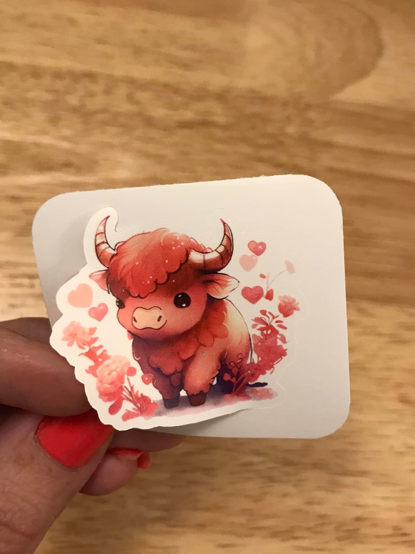 Valentine Buffalo Sticker