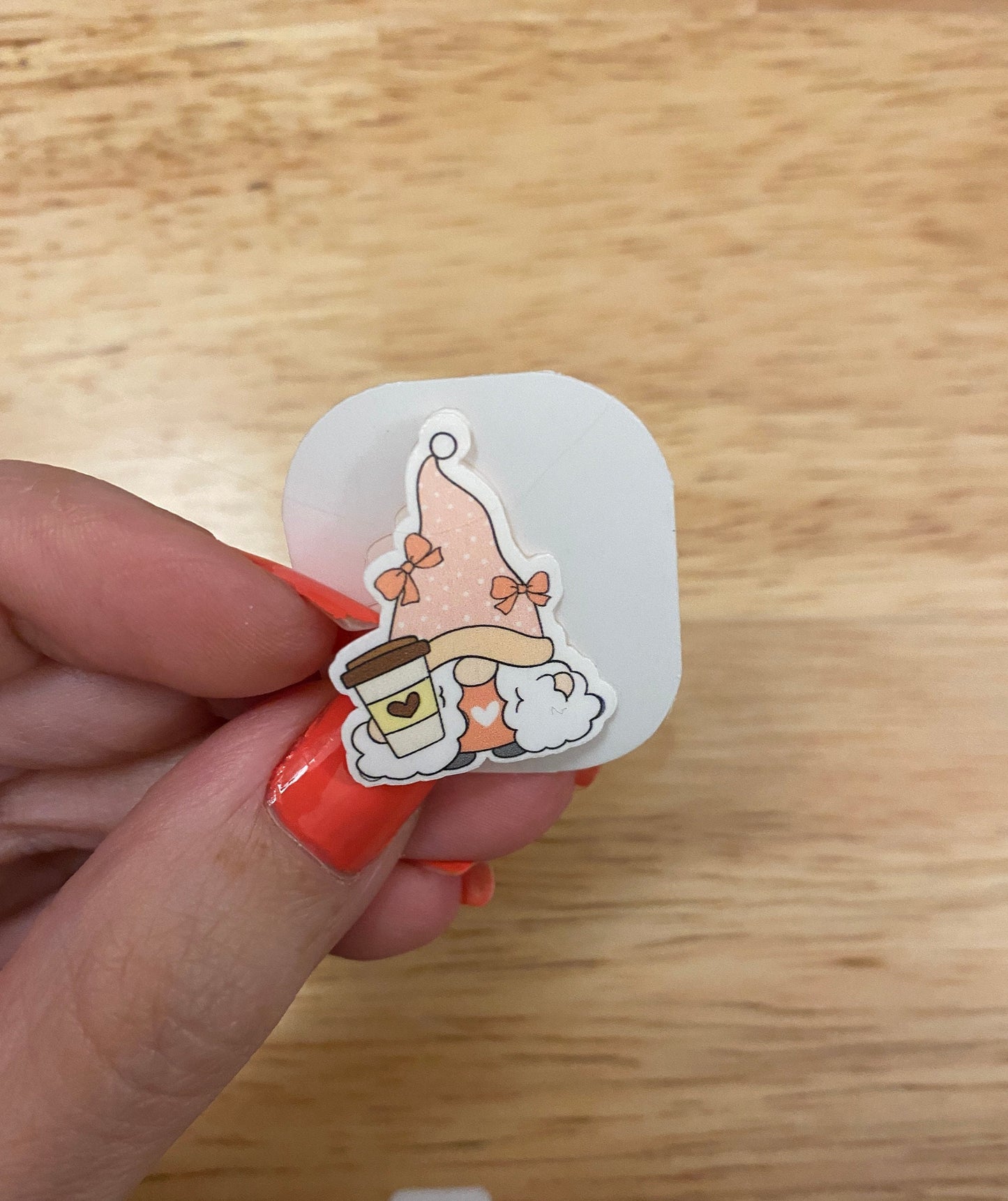 Gnome with Coffee Sticker
