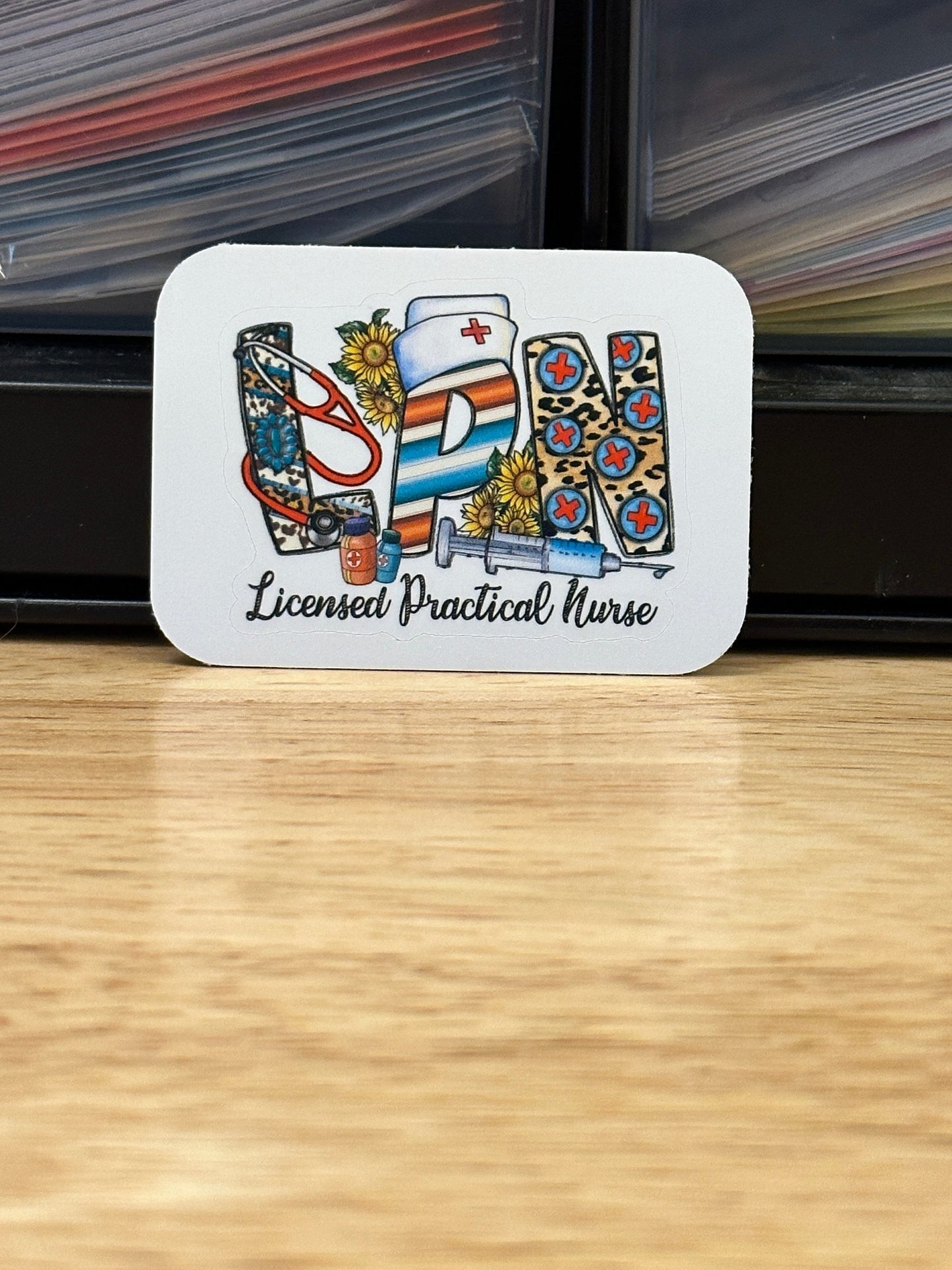 LPN Sticker Licensed Practical Nurse Sticker, Medical STICKER, Cute Medical Design Sticker, Doctor Sticker