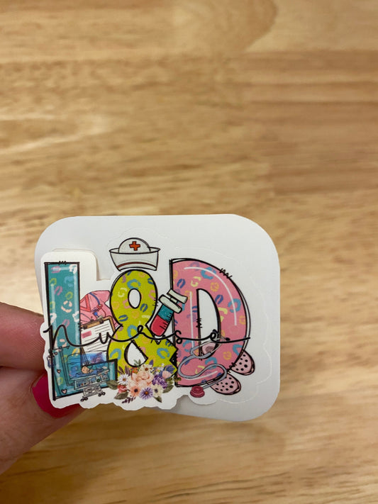 L and D sticker, Labor and delivery Sticker, Medical STICKER, Cute Medical Design Sticker, Doctor Sticker, l & d nurse