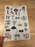Audrey Hepburn Stickers Glamoured, Glamour Sticker, Cat Sticker, Cute Coffee Stickers, Cute telephone Stickers, Chandelier Sticker