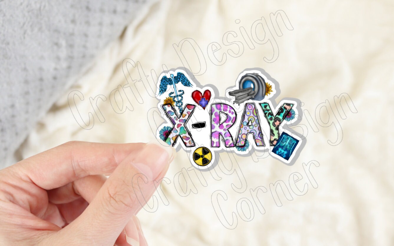 X Ray Tech Sticker, Radiology Technician Sticker, Medical STICKER, Cute Medical Design Sticker