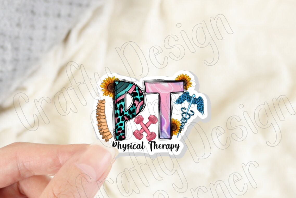 PT Sticker, Physical Therapy Sticker, Medical STICKER, Cute Medical Design Sticker, Physical Therapy Sticker