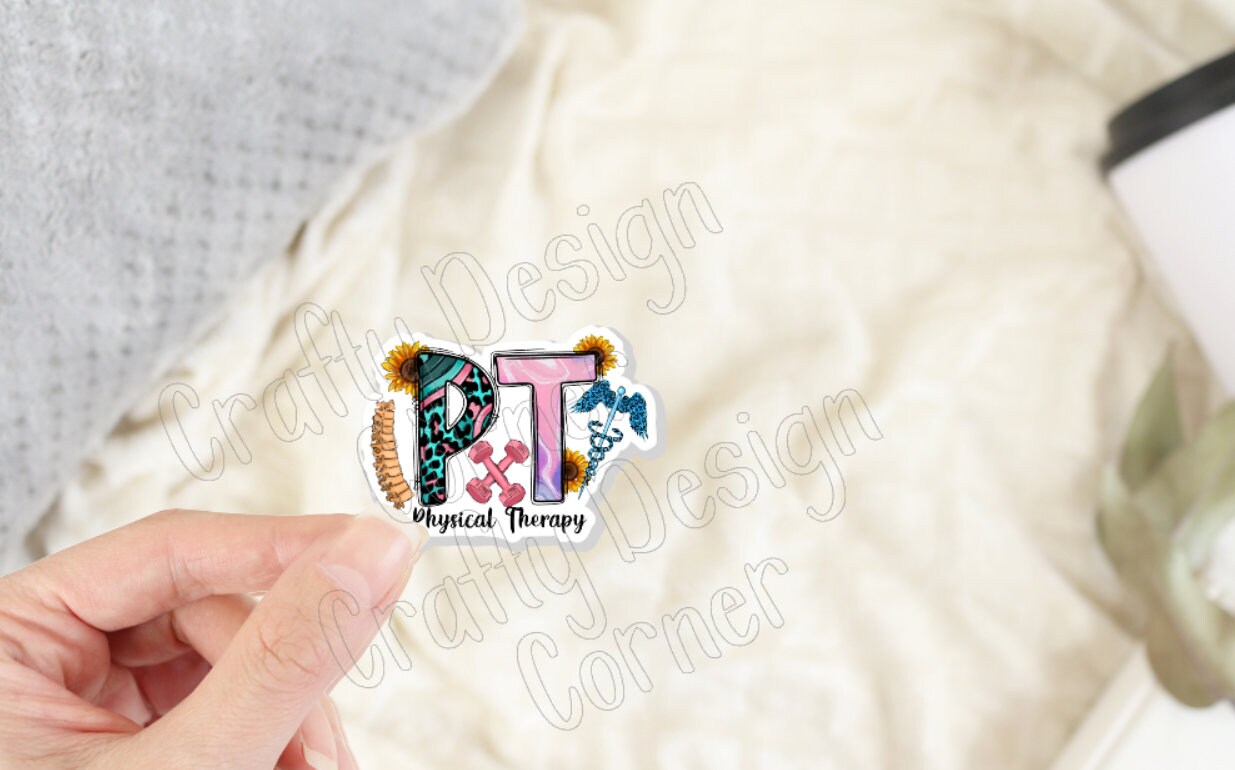 PT Sticker, Physical Therapy Sticker, Medical STICKER, Cute Medical Design Sticker, Physical Therapy Sticker