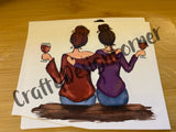 Red head and Burnette BFF