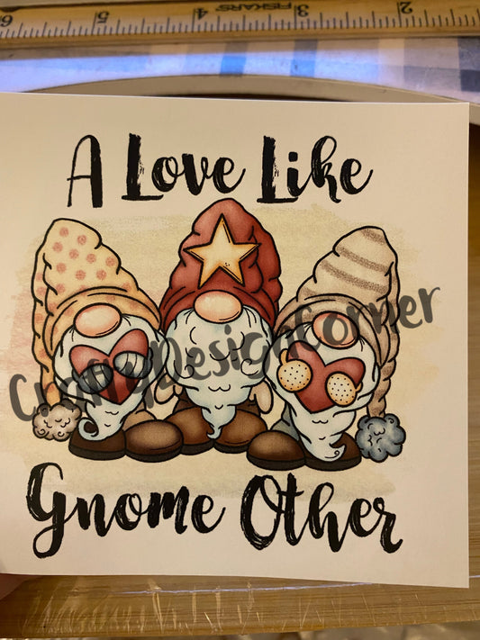 A Love Like Gnome Other Clear WATER SLIDE