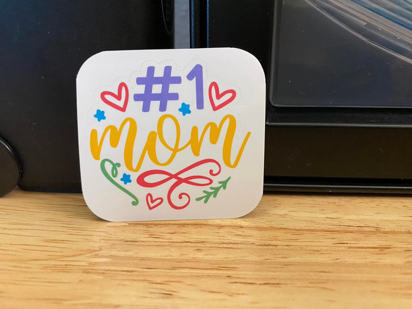 Number 1 Mom sticker