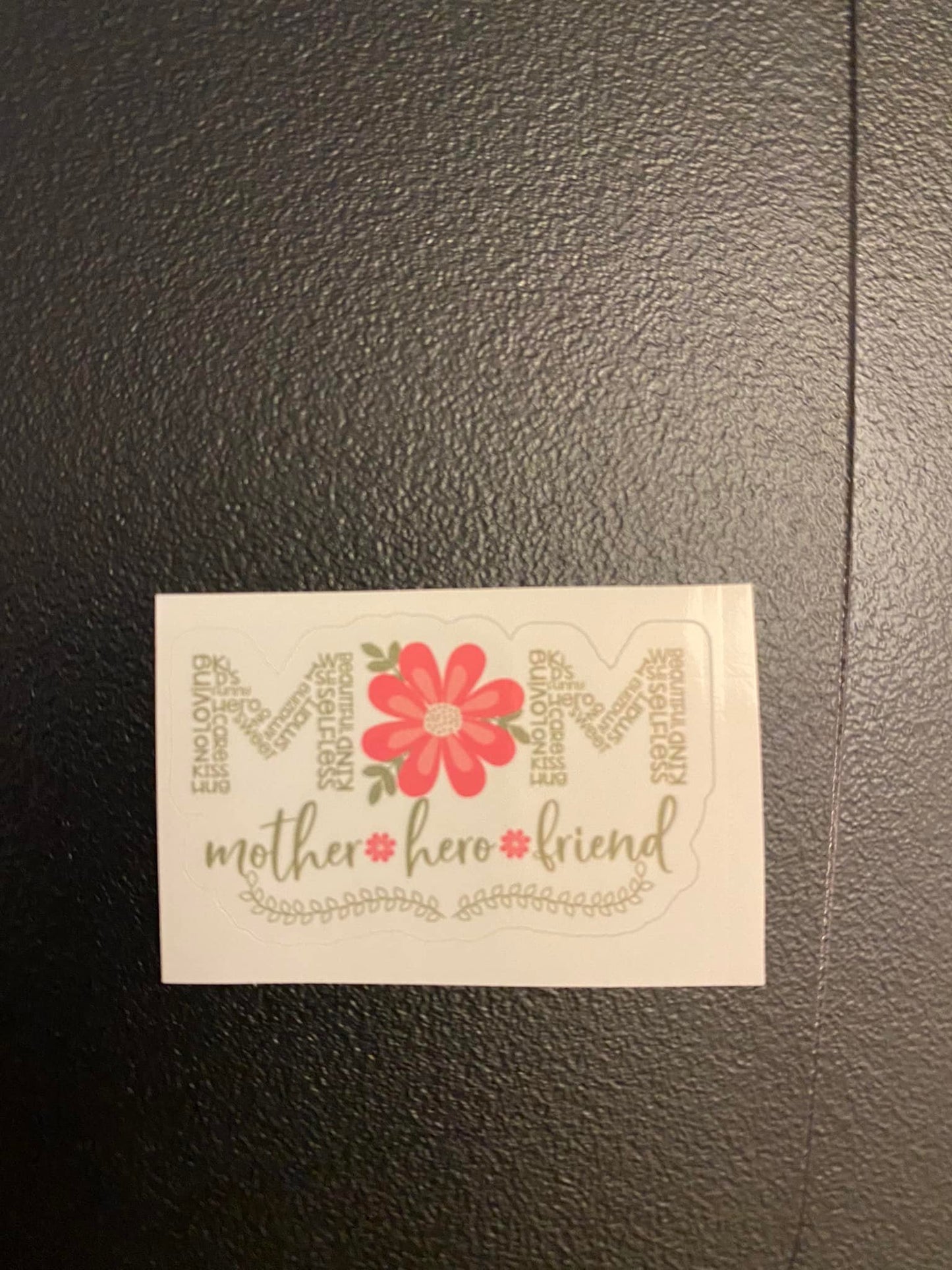 Mother Hero Friend Pretty Flower with Mom sticker