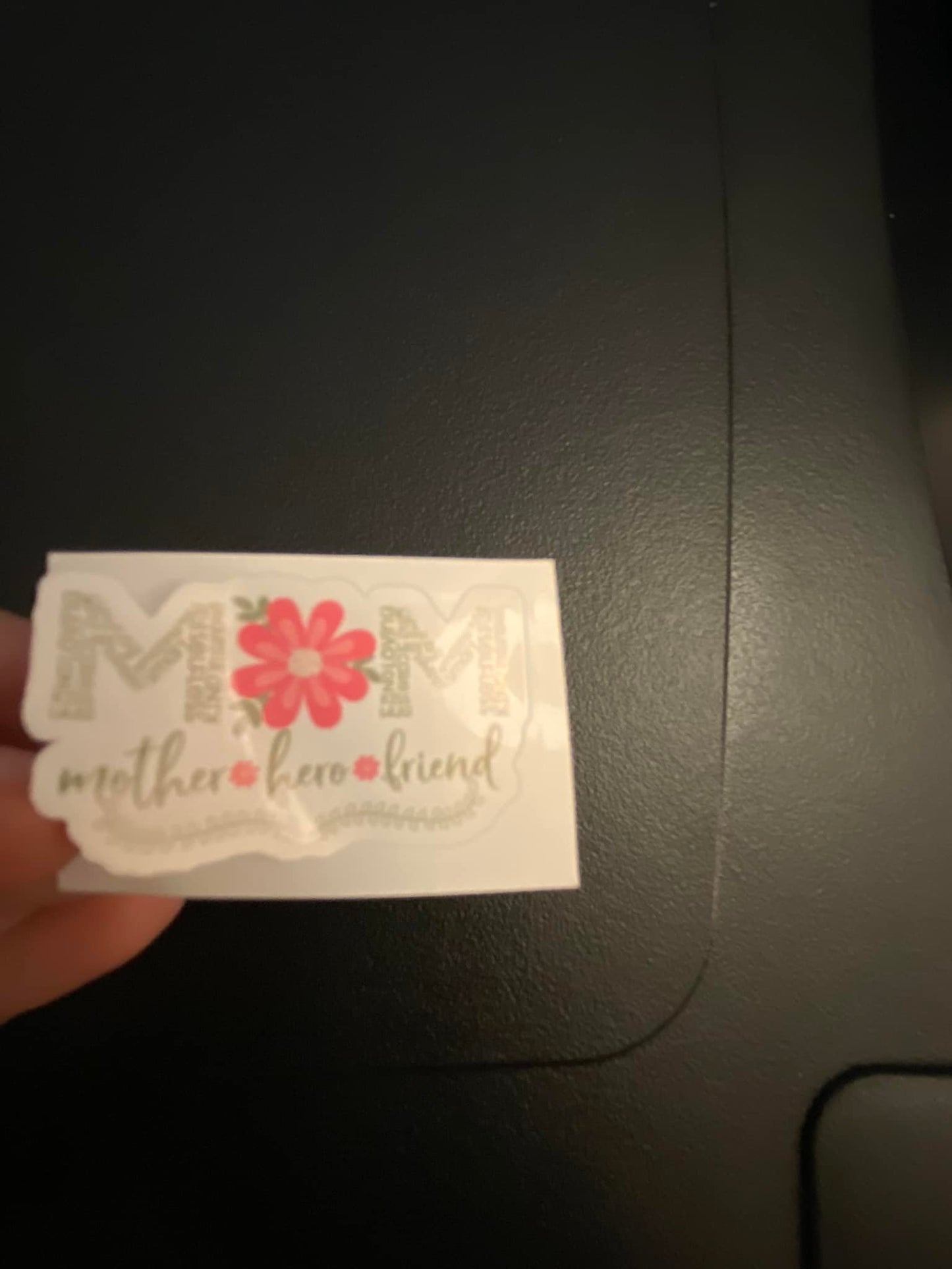 Mother Hero Friend Pretty Flower with Mom sticker