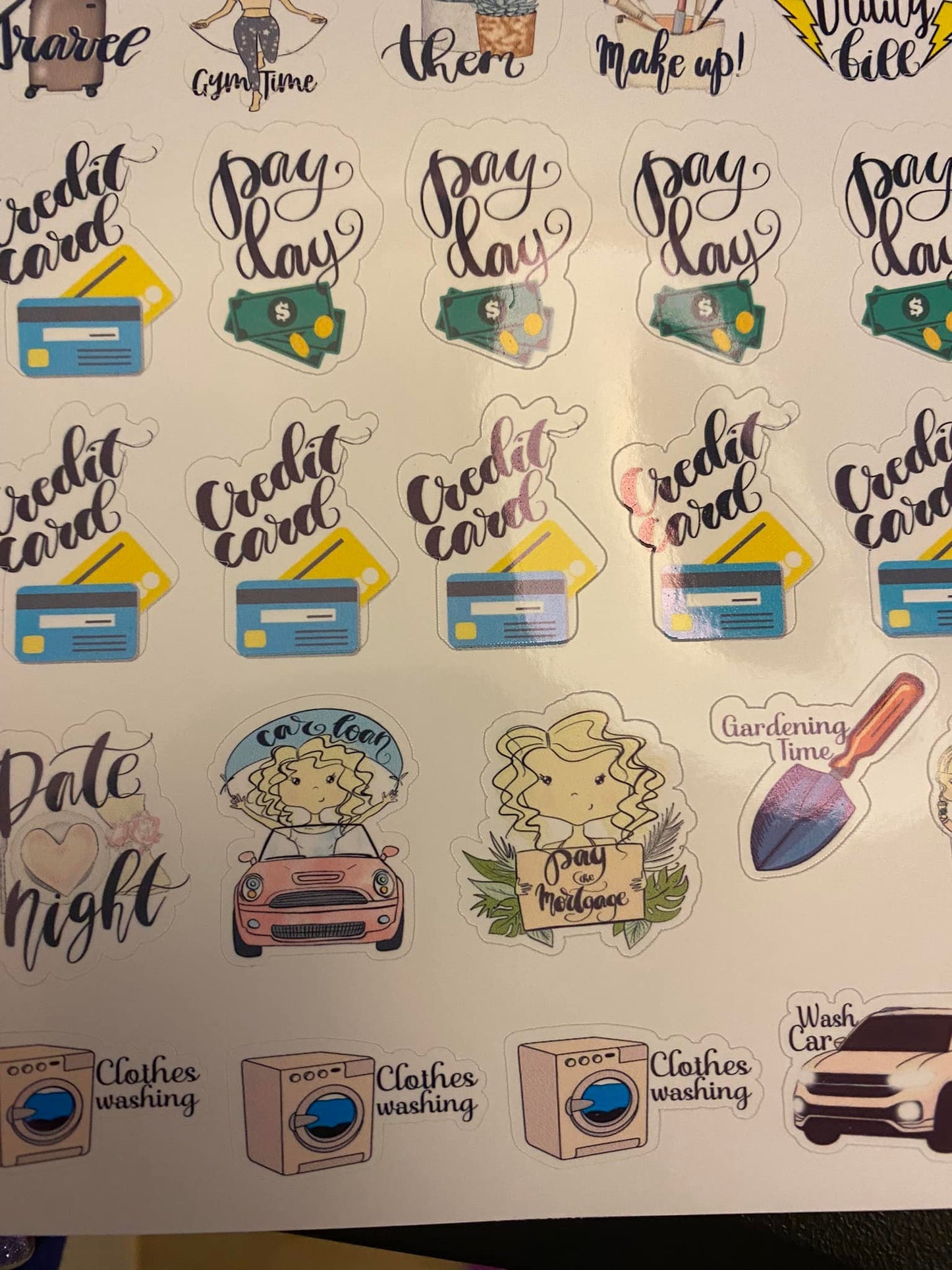Oopsie DISCOUNTED Stickers for Planners