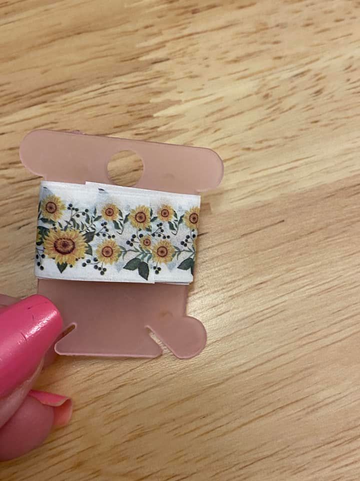 Sample Card of Sunflowers Washi Tape